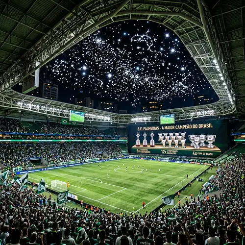 Palmeiras Stadium: 4 Libertadores & 15 Brasileirão Titles