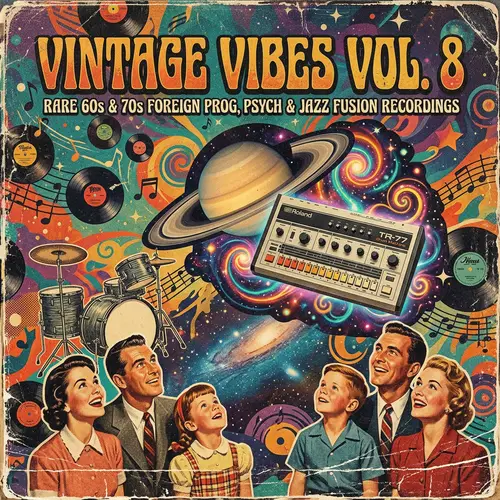 Vintage Vibes Vol. 8: Retro Futurism Collage