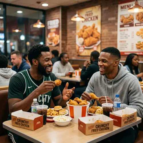 Enjoying Popeyes: Caseoh and Duke Dennis Eating Together