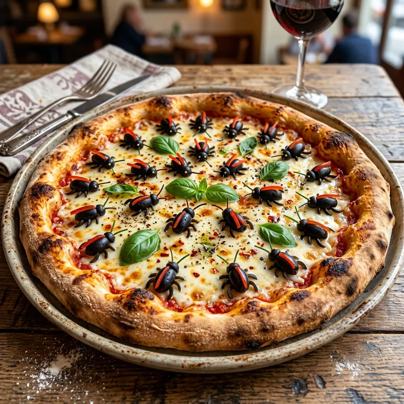 Creative Cockroach Pizza Ideas for Food Art Lovers Creative Cockroach Pizza Ideas for Food Art Lovers