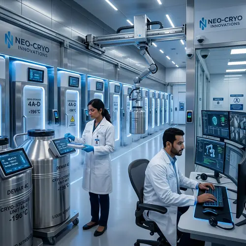 State-of-the-Art Cryobank Facility with High-Tech Innovations