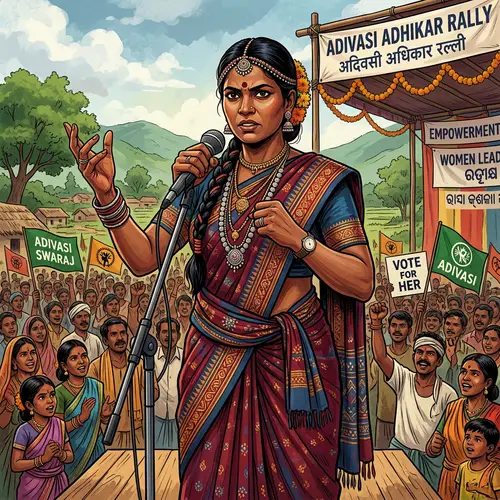 Powerful Adivasi Woman Politician in India | Richness in Culture