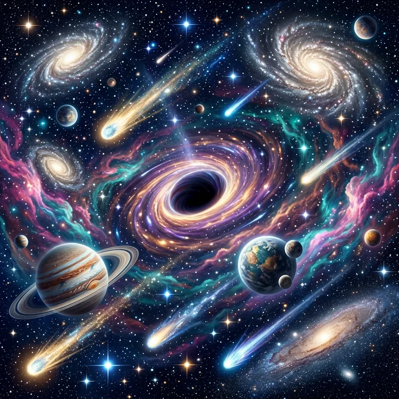 The Universe: An Abstract Representation of Infinite Mystery