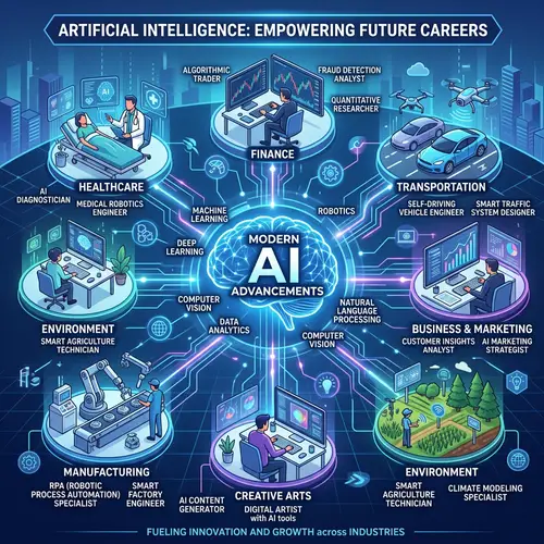 Modern Advancements of Artificial Intelligence and Employment Opportunities
