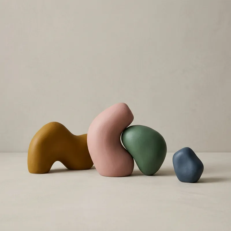 Serene Abstract Shapes | Minimalist Composition