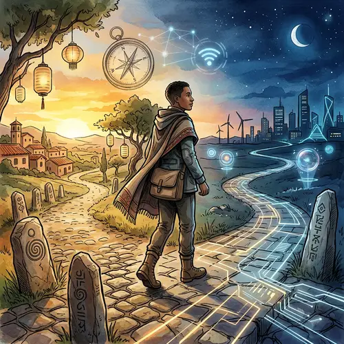 Journey of Self-Discovery & Growth | Modern Traditional Art