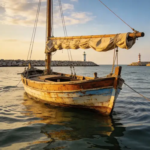 Porto di Ravenna: Scenic Boat on the Sea