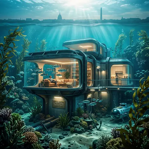 Undersea House in Washington, DC | Marine Life Views