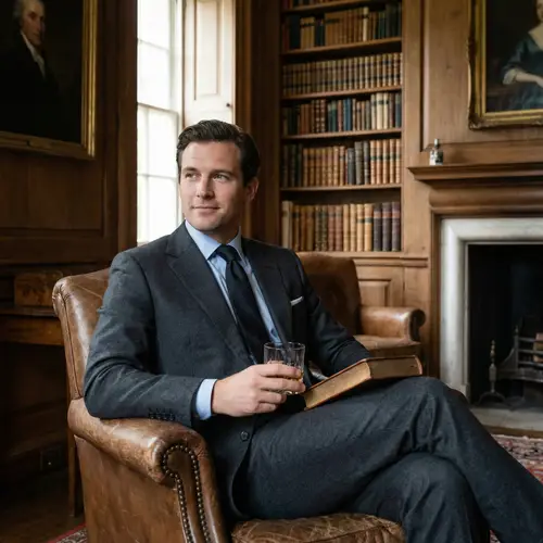 Classy Old Money Style Suit Photography