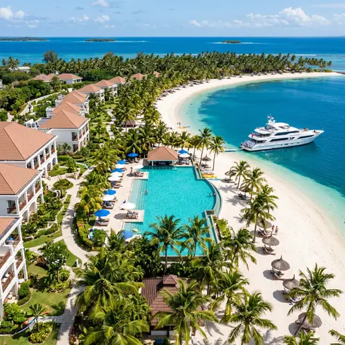 Luxury Hotel & Resort with Private Yacht Getaway