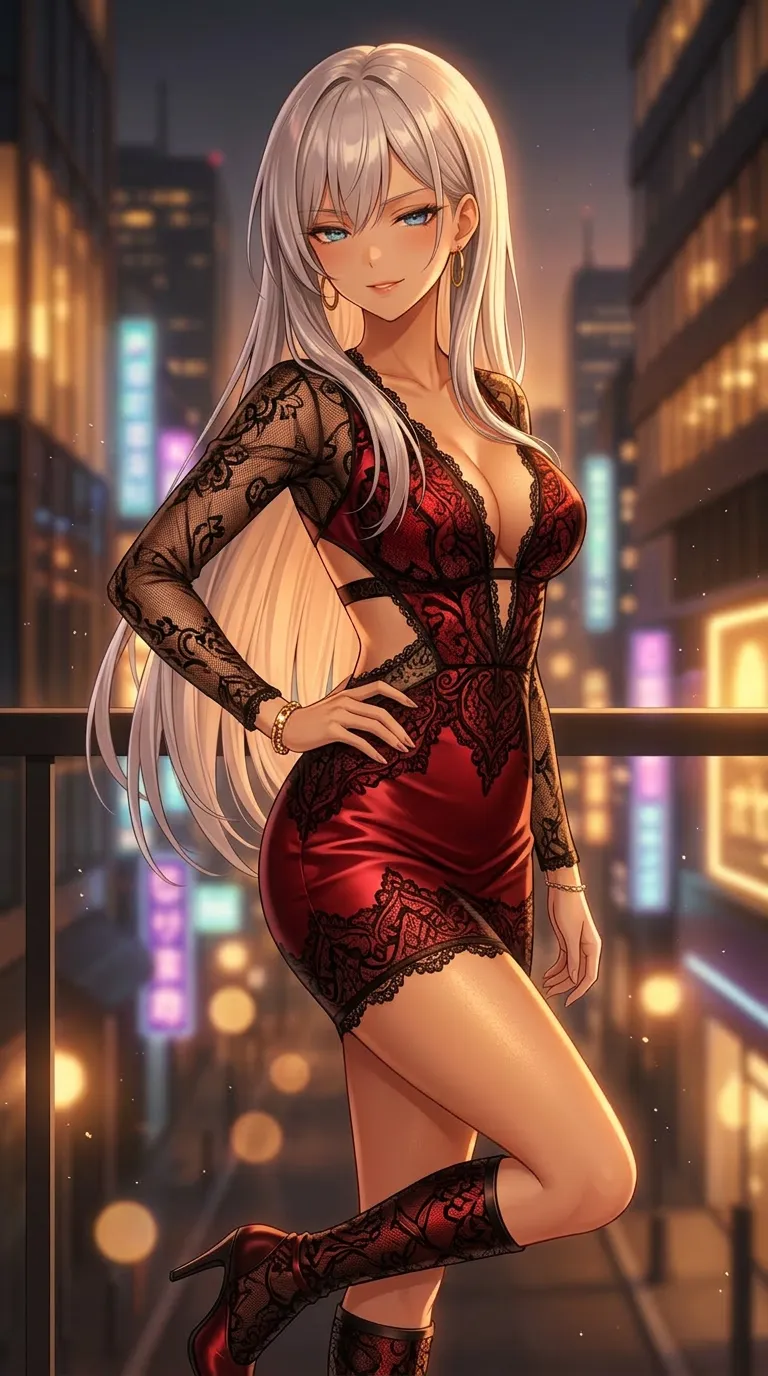 Alluring Anime Girl in Stunning Digital Art