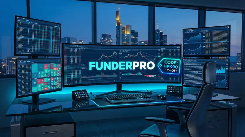 High-Tech Trading Workspace - FUNDERPRO Discount