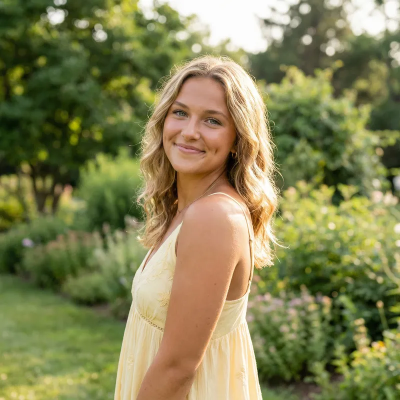 Blonde Girl | Vibrant Summer Portrait