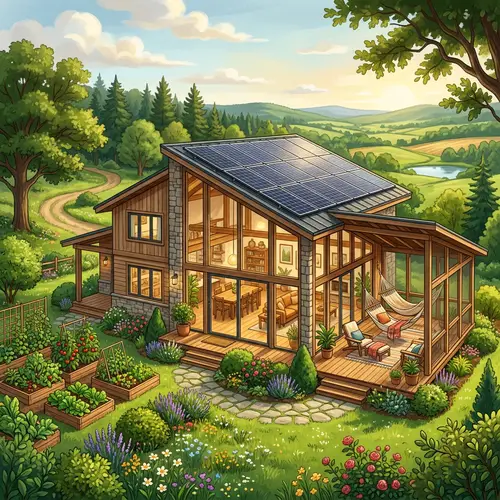 Luxurious Sustainable Home in Lush Surroundings