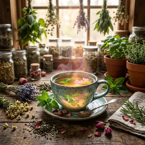 Power of Plants Tea Cup | Nature's Healing Magic