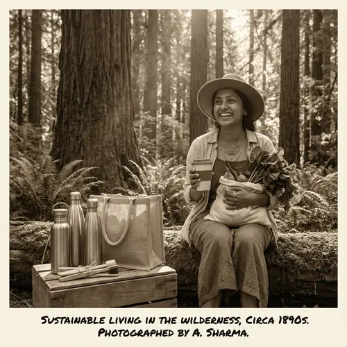 Vibrant Sustainable Living: Eco-Friendly Lifestyle in Nature