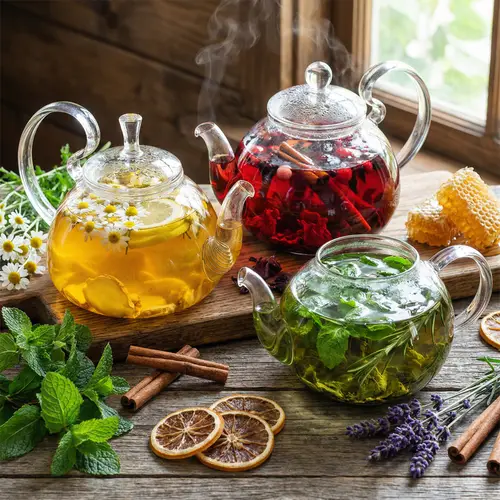 Variety of Herbal Teas for Optimal Health