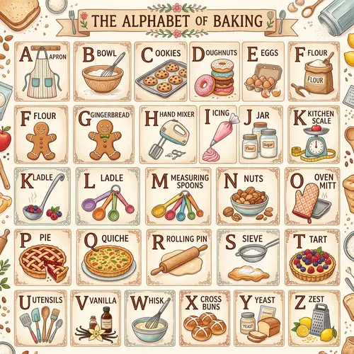 Alphabet of Baking: A Visual Guide to Baking Basics