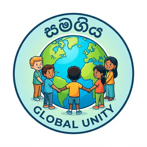 Unity Logo in Sinhala Language - Celebrating Diversity