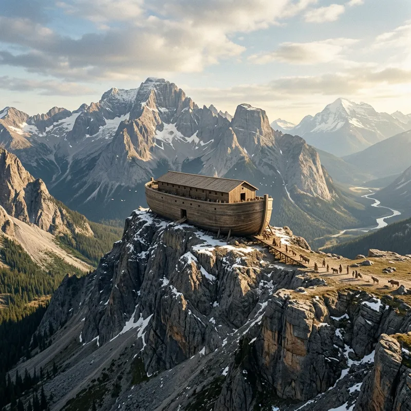 Noah's Ark on Mount Rushmore National Memorial