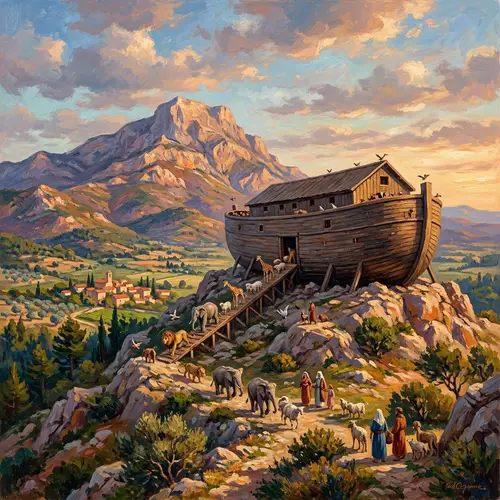 Noah's Ark Resting on Sainte-Victoire Mountain