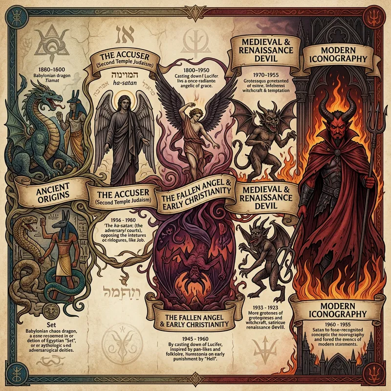 Satan Origin & Evolution: A Visual Journey
