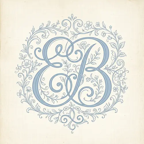Elegant E B Monogram Design Ideas