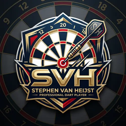 Logo Design for Dart Player | S V H Initials