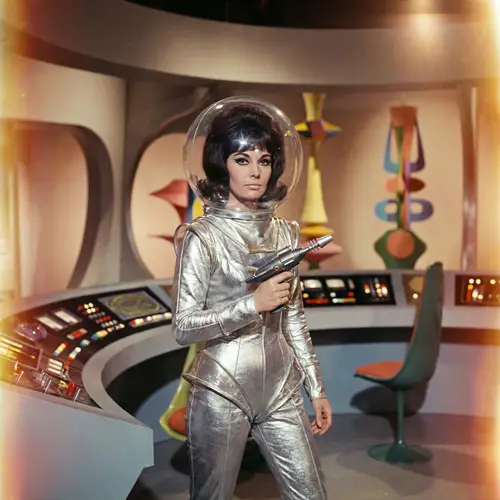 1960s Space Age Inspired Barbarella Art