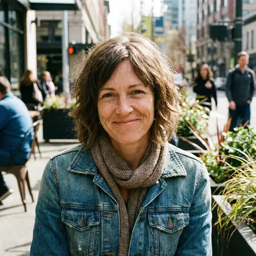 40-Year-Old Woman with Brown Hair - Profile Overview