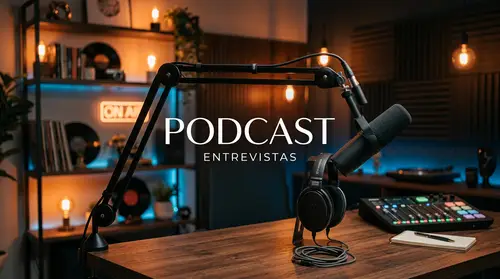 Cinematic Podcast Studio Setup - Perfect for Interviews