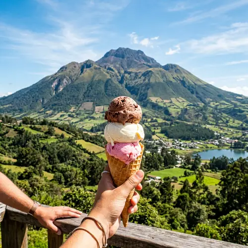 Mount Imbabura in Ecuador | Delicious Ice Cream Cone