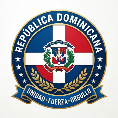 Dominican Republic Flag Logo Design for Unity and National Pride