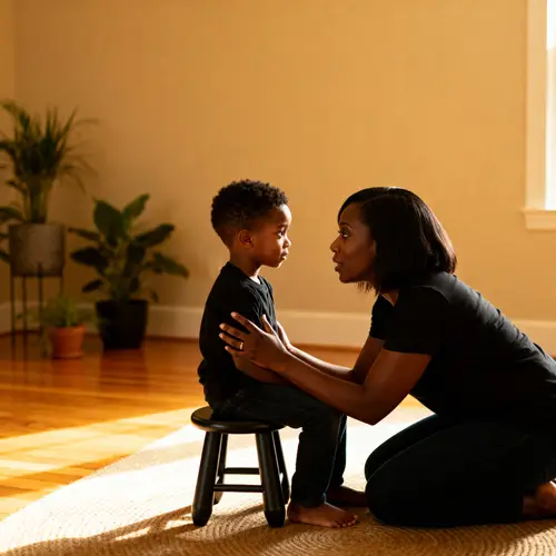 Life Lessons: A Mother and Son's Heartfelt Moment