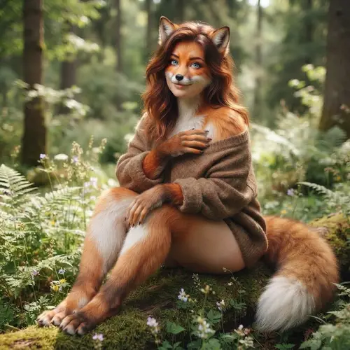 Plus Sized Fox Transformation Art - Erotic Masterpiece