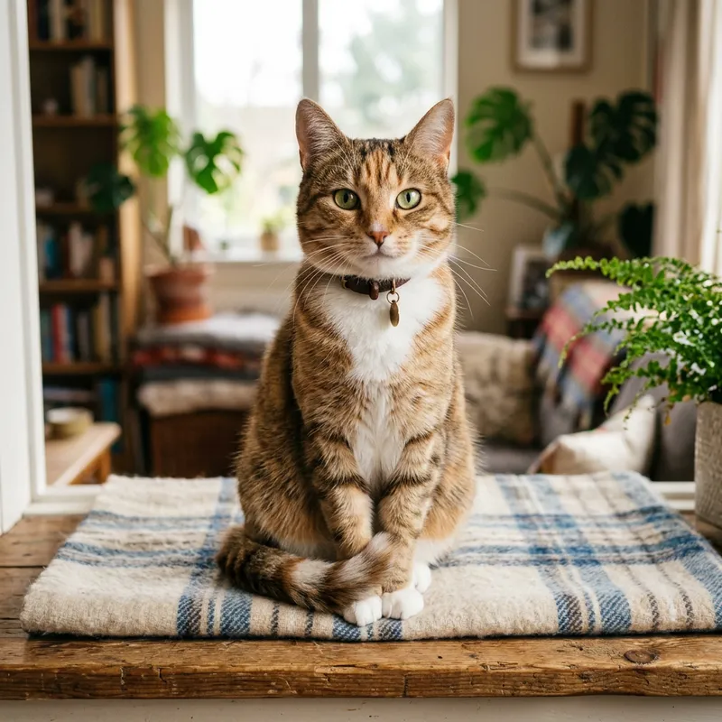 Cute Cat Poses for a Photo | Pet Photography
