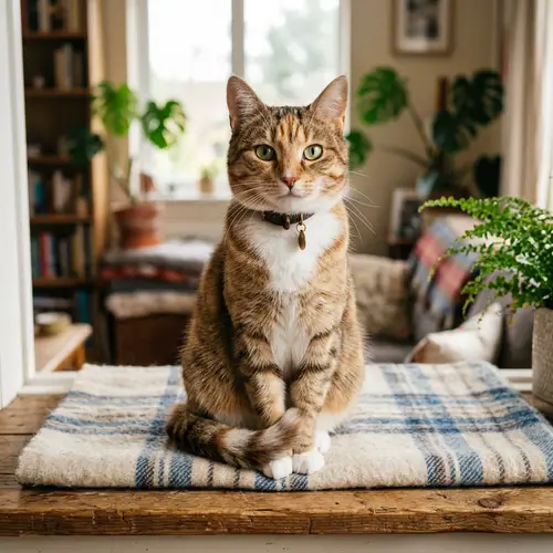 Cat Posing for a Photo