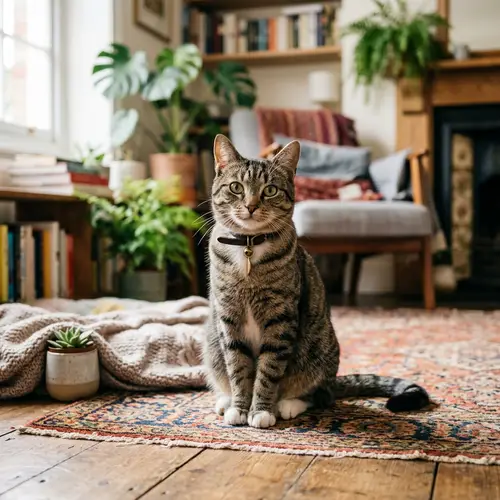 Cat Posing for Photo