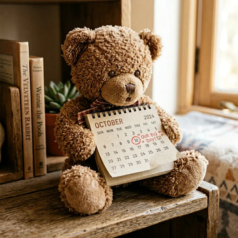 Adorable Teddy Bear with Calendar | 10th Day Highlight