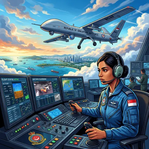 Republic of Singapore Airforce UAV Pilot - Precision & Skill