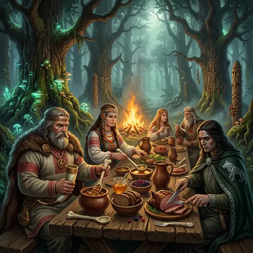 Ancient Slavic Gods Feast on Human Bones