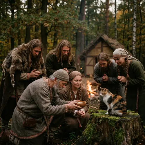 Ancient Slavic Worship of Cats