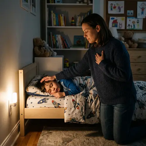 Mother's Prayer: Love and Peace at Night