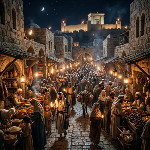 1st Century Jerusalem: Passover Market Scene