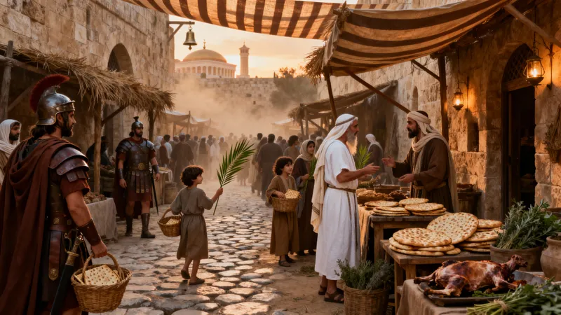 1st Century Jerusalem: Passover Market Scene