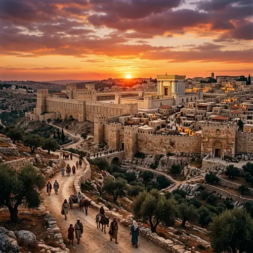 1st Century Jerusalem at Sunset