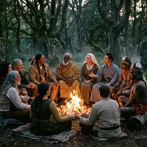 Ancestors Gathered in Circle