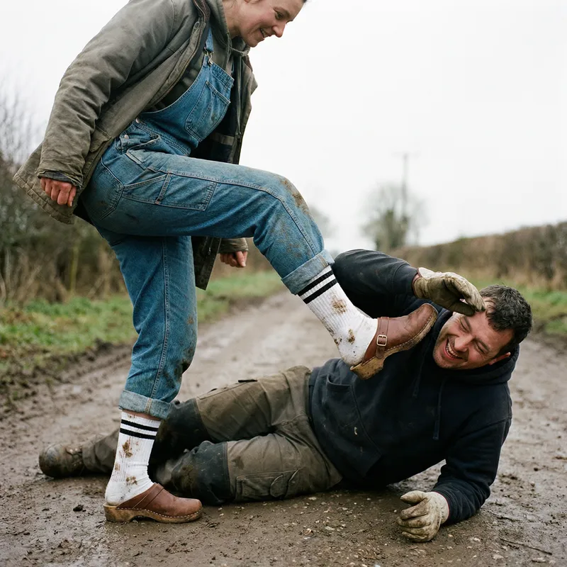 Stomping in Style: Fashion Meets Attitude