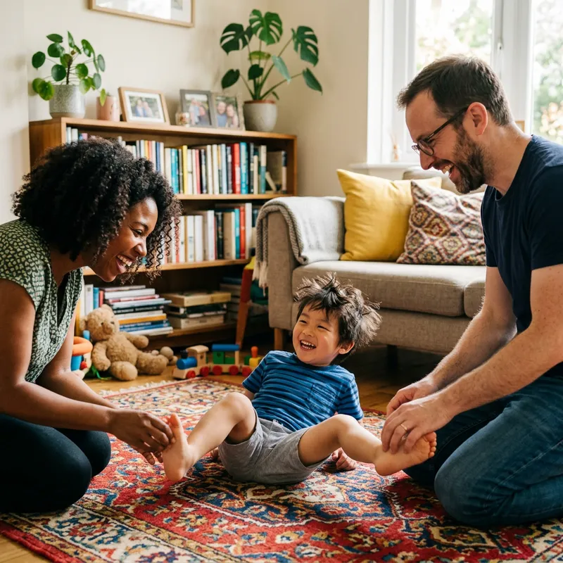 Tickling Feet Sparks Joy | Multicultural Family Home Tickling Feet Sparks Joy | Multicultural Family Home
