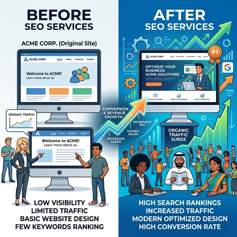 Optimize Your Website with SEO Services for Traffic Boost & Rankings Surge